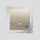 Wyłączniki światła i elektryczne - Kontakt Simon KONTAKT - SIMON S.A. 54 Przycisk DZWONEK Z PODŚWIETLENIEM LED (MOD - miniaturka - grafika 1