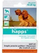 Artykuły przeciw pasożytom - Spot-On - Krople Przeciw Pchłom I Kleszczom Dla Średnich Psów 10 - 20Kg, Marki Happs - miniaturka - grafika 1