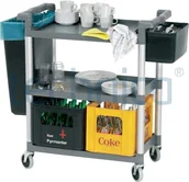 Wózki na żywność - Bartscher Wózek do serwowania/transportowy Adjutant z 3 Półkami | , A300049 A300. - miniaturka - grafika 1