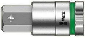Klucze i nasadki - Wera Gniazdo wkładki do bitów 1/2" 12.5 mm) 05003824001 wewnętrzny sześciokąt 8 mm Długość netto 60 mm - miniaturka - grafika 1