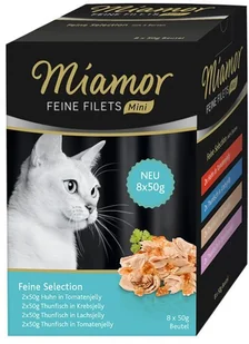 Miamor Feine Filets w saszetkach MINI 8 x 50 g Wyszukana selekcja - Mokra karma dla kotów - miniaturka - grafika 2