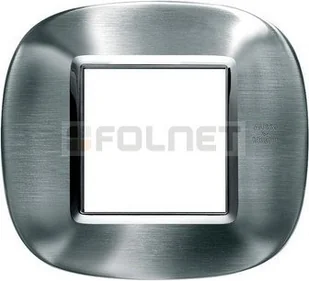 Bticino Ramka owalna metalizowana 2 moduły - Btcino Axolute HB4802HD - Klawisze i ramki - miniaturka - grafika 2