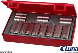 TENGTOOLS Zestaw 16 zestaw nasadek długich z chwytem 3/8 TT3816 144300100 - Klucze i nasadki - miniaturka - grafika 2