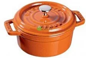 Patelnie - Staub Cocotte 10 cm Cynamonowy 40511-365-0 - miniaturka - grafika 1