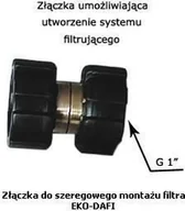 Akcesoria hydrauliczne - Formaster eKo-Dafi Łącznik filtrów 347A-449DE - miniaturka - grafika 1
