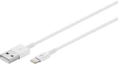 Kable USB - Goobay Kabel do iPad/iPhone/iPod 54600 [1x Złącze męskie USB 2.0 A 1x Złącze męskie Apple Dock Lightning] 1 m - miniaturka - grafika 1