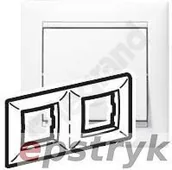 Klawisze i ramki - Legrand VALENA Ramka podwójna pozioma BIAŁA 774452 - miniaturka - grafika 1
