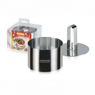 Guardini Wykrawacz metalowy do ciastek / Pierścień do deserów OKRĄGŁY 7 cm - Formy do ciast - miniaturka - grafika 2