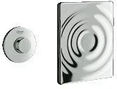 Przyciski spłukujące - Grohe Uruchomienie WC pneumatyczne z płytką chrom 37059000 - miniaturka - grafika 1