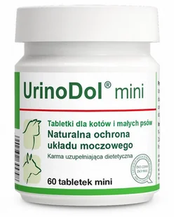 Dolfos Urinodol DOG&CAT MINI 60 tabletek - Suplementy i witaminy dla kotów - miniaturka - grafika 2