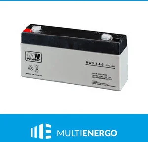 MW Power Akumulator AGM MWS 3.4-6 6V 3.4Ah T1 - Akumulatory ogólnego zastosowania - miniaturka - grafika 2