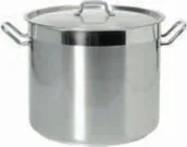 Akcesoria gastronomiczne - Hendi Garnek wysoki Profi Line z pokrywką 71,5 l 832929 - miniaturka - grafika 1