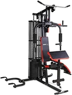 Pozostały sprzęt i akcesoria do ćwiczeń - SportPlus Sport Plus Stacja Kulturystyczna/Homegym Z Płyty 55 Kg Masy Ciała, W Zestawie: Klatki Piersiowej Prasa, Standard (SP-HG-015) - miniaturka - grafika 1