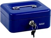 Sejfy i kasy pancerne - Kw Trade Kasetka na pieniądze EAGLE 8878 XS niebieska KW028-1 - miniaturka - grafika 1