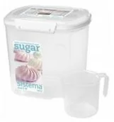 Pojemniki kuchenne - Sistema Klip It Pojemnik do wypieków z miarką, 2,4l 1240 - miniaturka - grafika 1