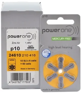 Varta 60 x baterie do aparatów słuchowych Power One 10 MF - Baterie i akcesoria - miniaturka - grafika 2