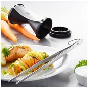 Siekacze tarki i szatkownice - Gefu Tarka spiralna Spirelli + pęseta kuchenna Soco (zestaw) (G-00079/A) - miniaturka - grafika 1