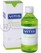 Płyny do płukania jamy ustnej - Dentaid VITIS Orthodontic Mouthwash 500ml - płyn do płukania jamy ustnej dla osó - miniaturka - grafika 1
