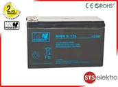 Akumulatory ogólnego zastosowania - MW Power Akumulator AGM MWH 9-12L 12V 9 Ah T2 - miniaturka - grafika 1