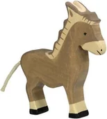 Figurki dla dzieci - Holztiger Drewniany Osiołek 80046 - miniaturka - grafika 1