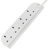 Akcesoria car audio - Belkin gospodarcze, 6-rzędowa, ochrona przeciwprzepięciowa, przewód 1 m,, biały 3 m F9E400UK3M - miniaturka - grafika 1