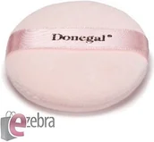 Pędzle do makijażu - DONEGAL Puszek do pudru RÓŻOWY (9081) - miniaturka - grafika 1