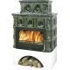 Wkłady kominkowe - ABX Piecyk kaflowy Karelie Zielony - miniaturka - grafika 1