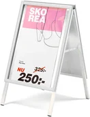 Systemy ekspozycyjne i znaki informacyjne - AJ Stojak Reklamowy Potykacz Plakat 50 x 70 23644 - miniaturka - grafika 1