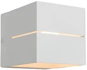 Lampy ścienne - QAZQA Nowoczesny kinkiet biały 9 7 cm - Transfer Groove - miniaturka - grafika 1