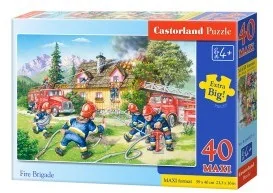 Castorland Puzzle 40 maxi - Gaszenie pożaru CASTOR - Puzzle - miniaturka - grafika 5