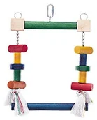 Klatki i wyposażenie dla ptaków - Nobby 31395 Dschungel Toy Schaukel - miniaturka - grafika 1