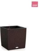 Donice - Lechuza Cube Cottage donica matowa z wyjmowanym wkładem 15375 - miniaturka - grafika 1