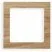 Klawisze i ramki - Karlik Ramka pojedyncza drewniana dąb DRD-1F - miniaturka - grafika 1