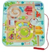 Łamigłówki - Haba Magnetyczna zabawa Miejski labirynt 301056 - miniaturka - grafika 1
