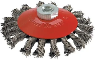 Graphite Szczotka druciana tarczowa odgięta 100mm M14 57H589 - Materiały ścierne - miniaturka - grafika 2