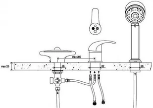 Ravak RS 025.00 X07P003 - Baterie wannowe i prysznicowe - miniaturka - grafika 2