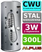 Zasobniki i wymienniki - Joule Bojler CYCLONE 300L 3-wężownice 3W nierdzewka wymiennik podgrzewacz CWU 30 - miniaturka - grafika 1