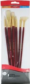 Farby i media malarskie - Daler Rowney KOMPLET 6 PĘDZLI SZCZECINOWYCH DO FARB OLEJNYCH SIMPLY - miniaturka - grafika 1