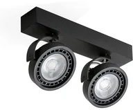 Oprawy, klosze i abażury - Azzardo Oprawa sufitowa JERRY 2 230V GM4205-230V 16W Black metal aluminium - miniaturka - grafika 1