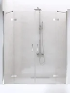 Ścianki i drzwi prysznicowe - New Trendy New Renoma 170x195 szkło czyste D-0097A/D-0098A - miniaturka - grafika 1
