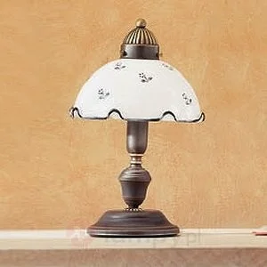 AUSTROLUX BY KOLARZ Kolarz Ozdobna lampa stołowa Nonna biało-niebieska - Lampy stojące - miniaturka - grafika 2