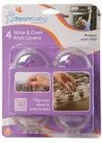 Dream Baby Nakładka zabezpieczająca pokrętła kuchenki - 4szt PCR141P - Zabezpieczenia dla dzieci - miniaturka - grafika 2