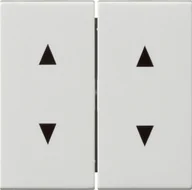 Wyłączniki światła i elektryczne - Gira 011 01135884 Klawisze System 55 z symbolami strzałek (kolor: biały z p - miniaturka - grafika 1