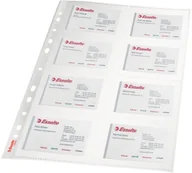 Koszulki na dokumenty - Esselte Koszulki na wizytówki A4 - N2186 NB-5450 - miniaturka - grafika 1