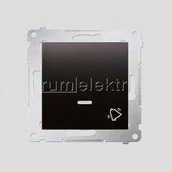 Wyłączniki światła i elektryczne - Kontakt Simon KONTAKT - SIMON S.A. 54 Przycisk DZWONEK Z PODŚWIETLENIEM LED (MOD - miniaturka - grafika 1