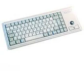 Klawiatury - Cherry G84 4400 lubeu-0 klawiatura USB 84 przycisków IBM MF US + trackball jasny szary G84-4400LUBEU - miniaturka - grafika 1