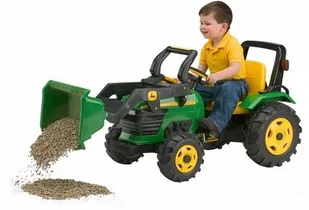 Peg Perego Traktor Koparka John Deere Ground 12V - Pojazdy elektryczne dla dzieci - miniaturka - grafika 2