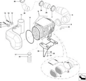 Części i akcesoria do maszyn rolniczych - CNH FILTR POWIETRZA DUŻY NEW HOLLAND 84497755 - miniaturka - grafika 1