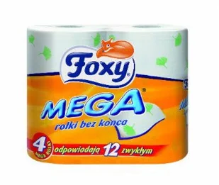Foxy Mega papier toaletowy 4 mega rolki 5900935001033 - Papier toaletowy - miniaturka - grafika 2