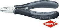 Kombinerki i obcęgi - Knipex szczypce tnące boczne dla elektroników, dwukomponentowe (77 12 115 ESD) - miniaturka - grafika 1